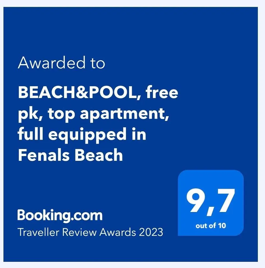 Seahomes Vacations, Beach&Pool, In Fenals Beach Lloret de Mar Apartment